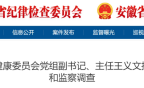 安徽一市卫健委主任被查